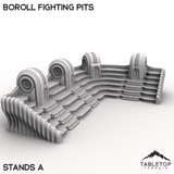 Tabletop Terrain Terrain Stands A / 28/32mm Boroll Fighting Pits