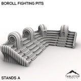Tabletop Terrain Terrain Stands A / 28/32mm Boroll Fighting Pits