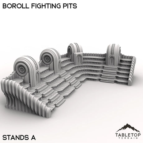 Tabletop Terrain Terrain Stands A / 28/32mm Boroll Fighting Pits