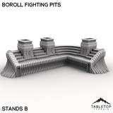 Tabletop Terrain Terrain Stands B / 28/32mm Boroll Fighting Pits