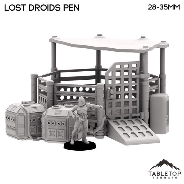 Tabletop Terrain Terrain Starport Lost Droids Pen