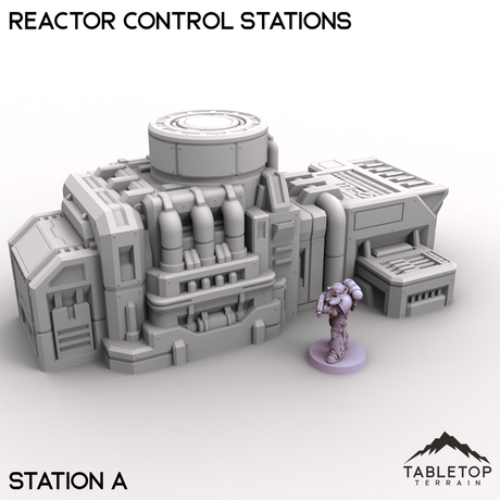Tabletop Terrain Terrain Station A / 32mm Reactor Control Stations