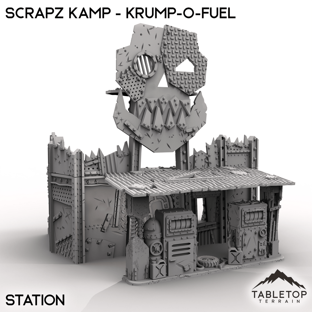 Tabletop Terrain Terrain Station Krump-O-Fuel - Scrapz Kamp