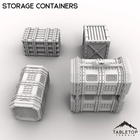 Tabletop Terrain Terrain Storage Containers - Kalthan, Logistics Hub