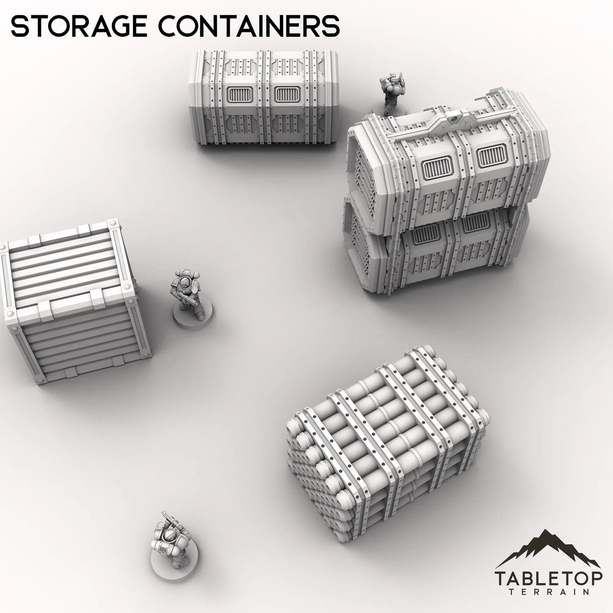 Tabletop Terrain Terrain Storage Containers - Kalthan, Logistics Hub