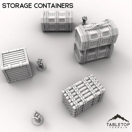 Tabletop Terrain Terrain Storage Containers - Kalthan, Logistics Hub