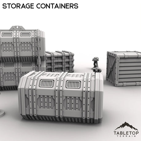 Tabletop Terrain Terrain Storage Containers - Kalthan, Logistics Hub