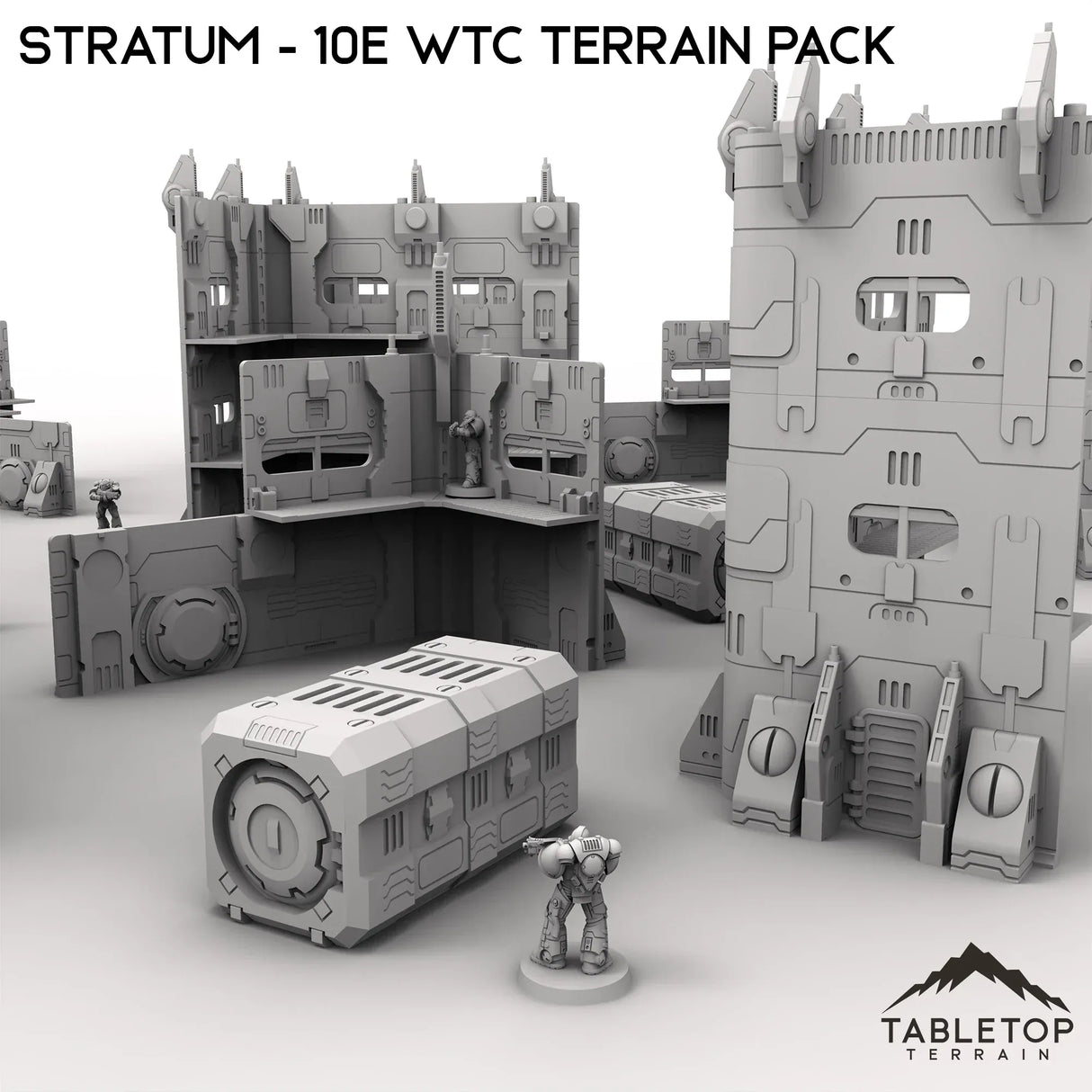Tabletop Terrain Terrain Stratum - WTC compatible Terrain Pack