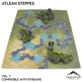 Tabletop Terrain Terrain Streams Compatible Map Hill Sets - Atlean Steppes