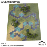 Tabletop Terrain Terrain Streams Compatible Map Hill Sets - Atlean Steppes