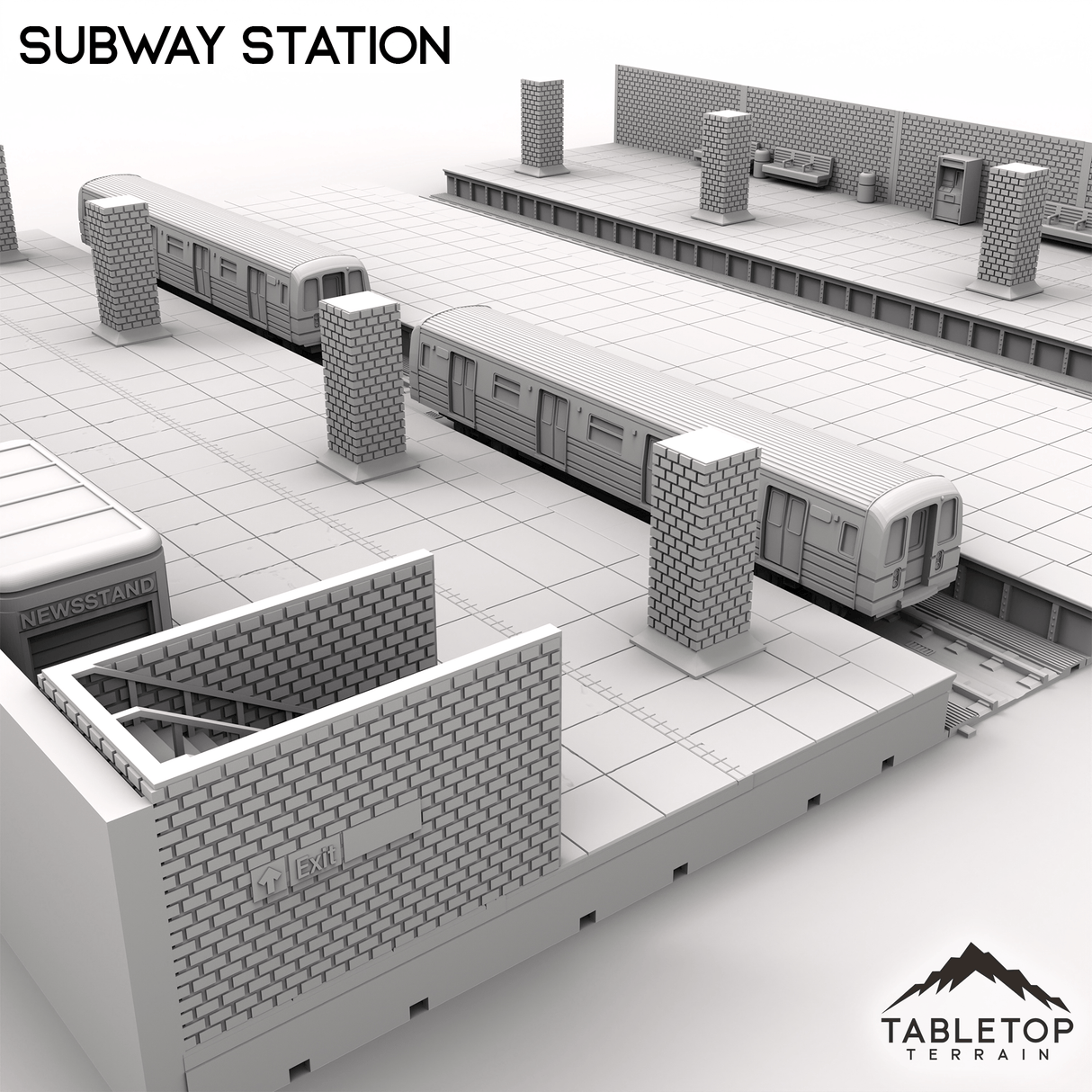 Tabletop Terrain Terrain Subway Station