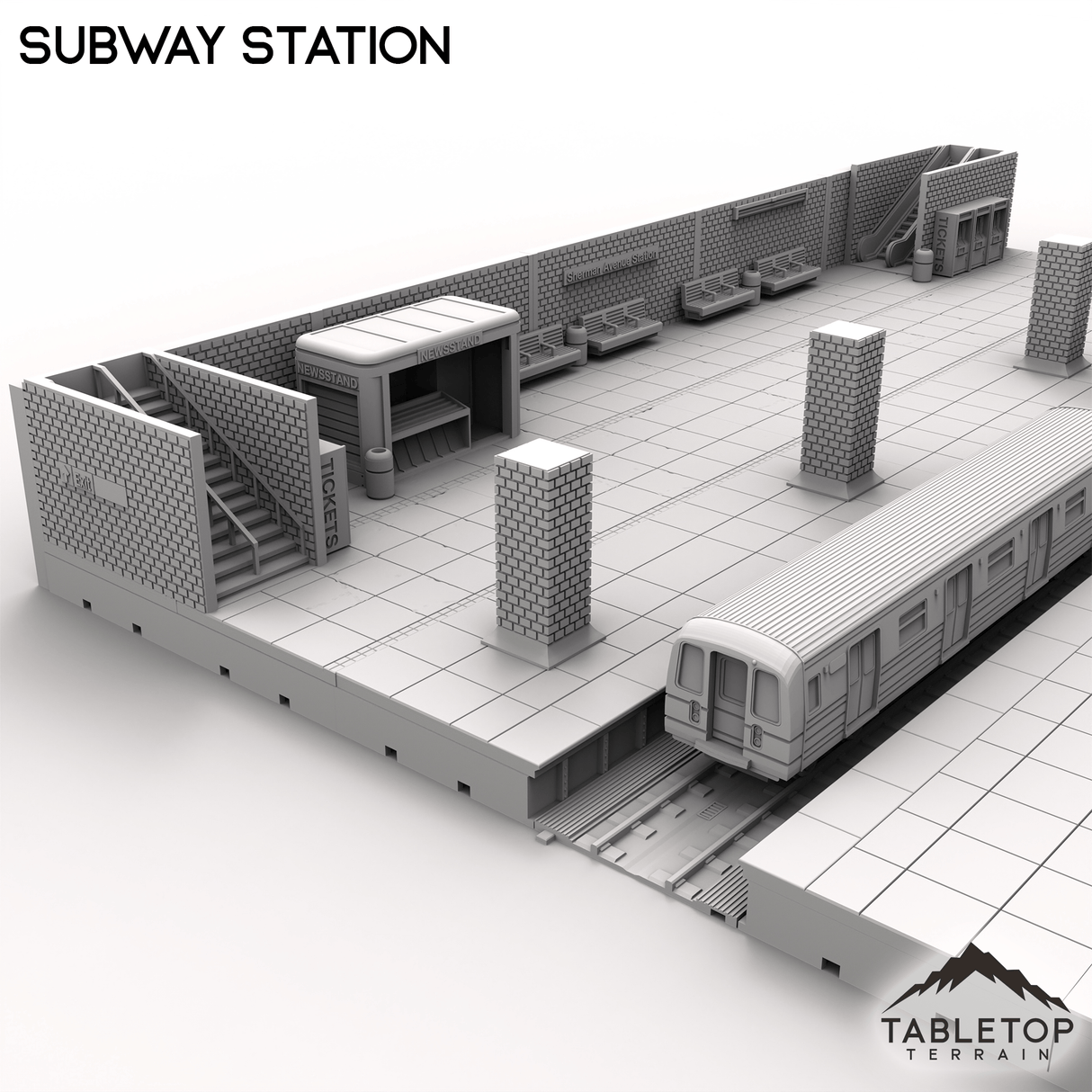 Tabletop Terrain Terrain Subway Station