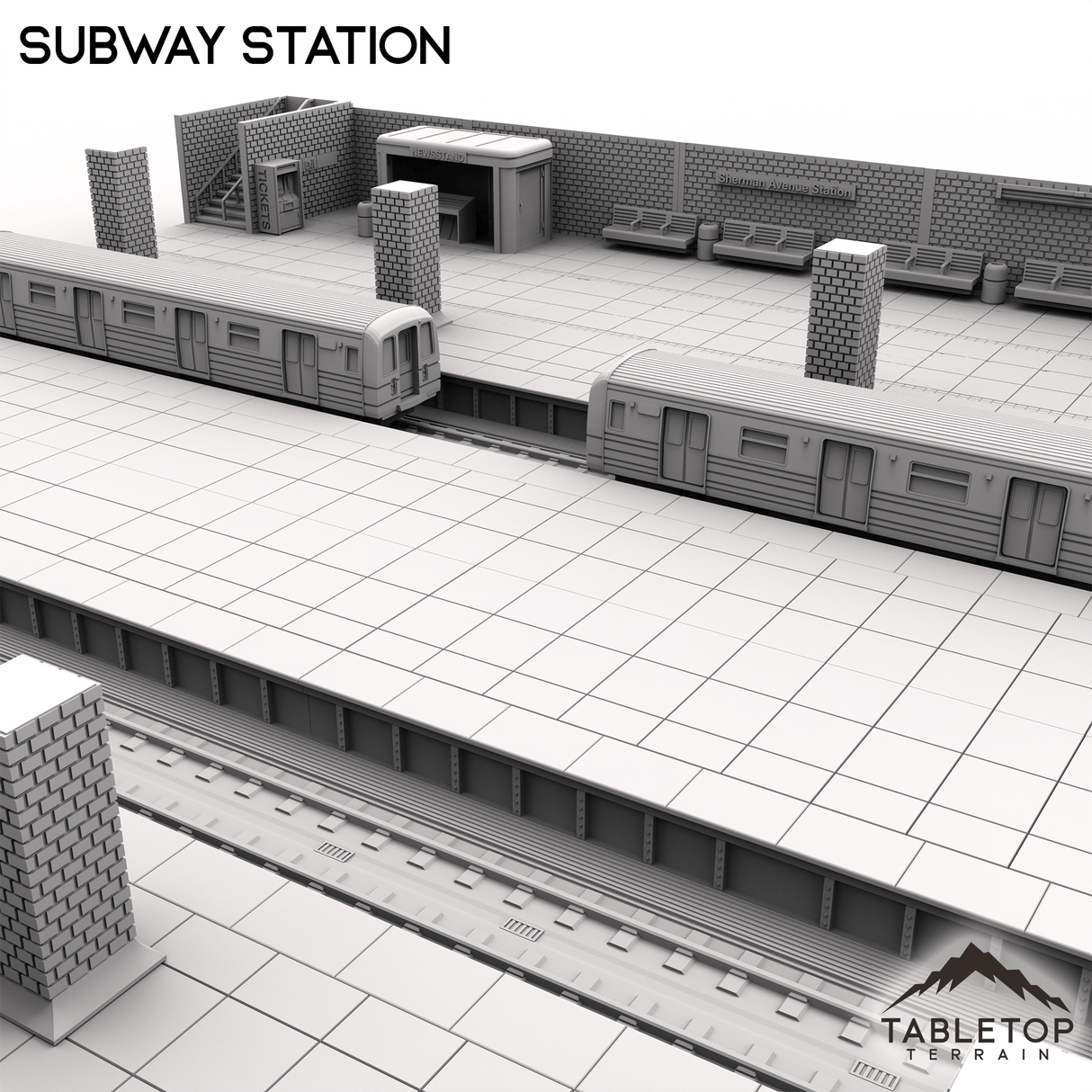 Tabletop Terrain Terrain Subway Station