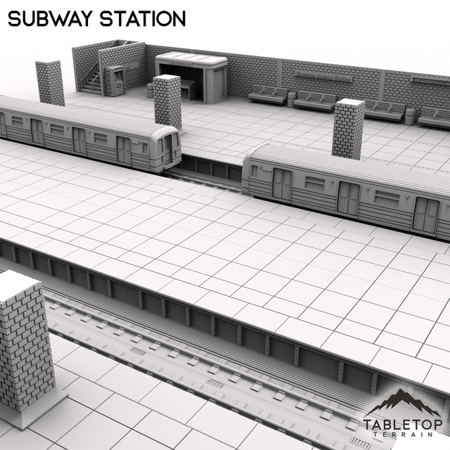 Tabletop Terrain Terrain Subway Station