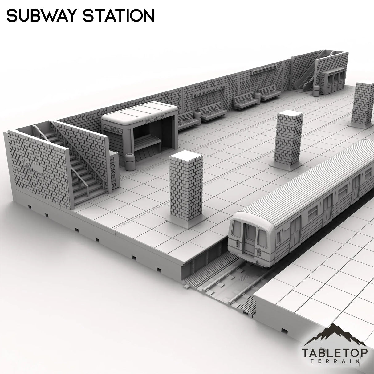 Tabletop Terrain Terrain Subway Station