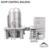 Tabletop Terrain Terrain Sump Control Building - Grimdark UnderNidus Terrain