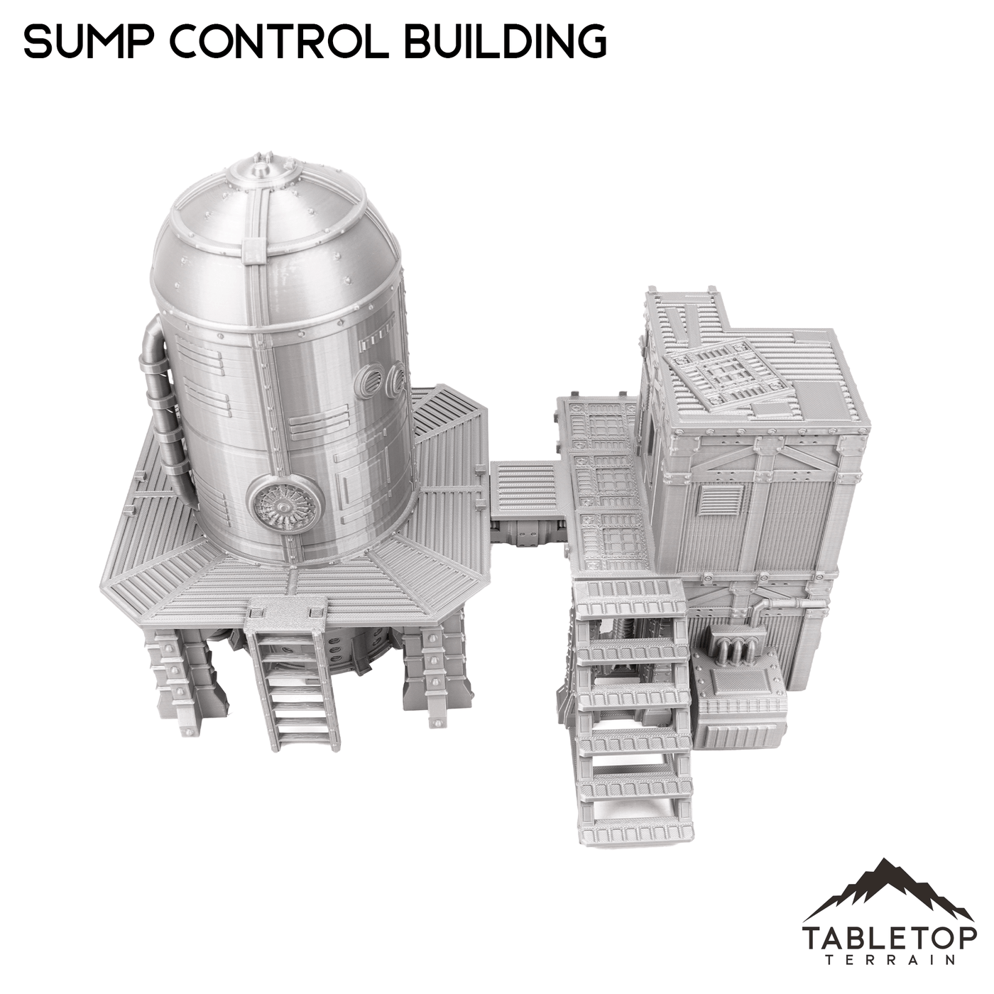 Sump Control Building - Grimdark UnderNidus Terrain — Tabletop Terrain