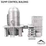 Tabletop Terrain Terrain Sump Control Building - Grimdark UnderNidus Terrain