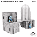 Tabletop Terrain Terrain Sump Control Building - Grimdark UnderNidus Terrain