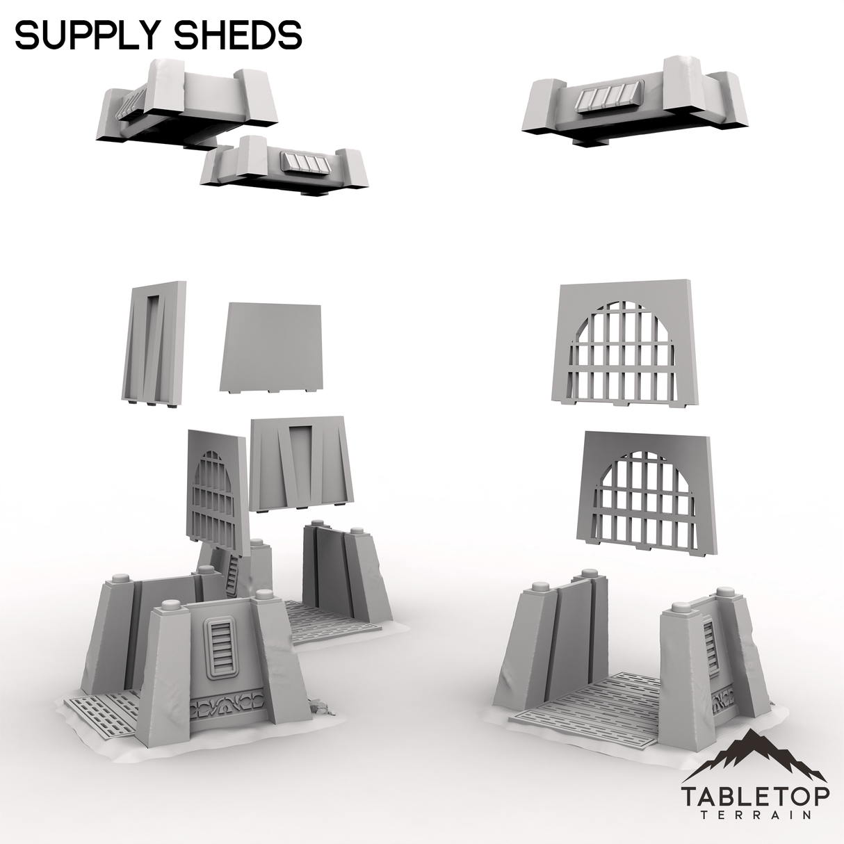 Tabletop Terrain Terrain Supply Sheds