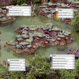 Tabletop Terrain Terrain Swamp Grotto Floor - The Gloaming Swamp