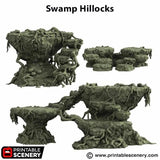 Tabletop Terrain Terrain Swamp Hillocks - The Gloaming Swamp