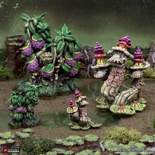 Tabletop Terrain Terrain Swamp Plants - The Gloaming Swamp