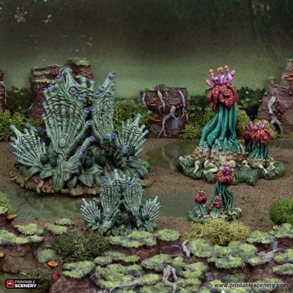Tabletop Terrain Terrain Swamp Plants - The Gloaming Swamp