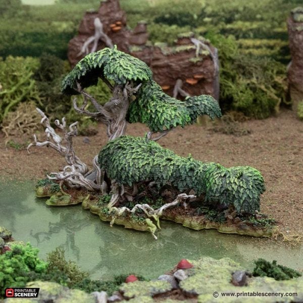 Tabletop Terrain Terrain Swamp Scatter - The Gloaming Swamp