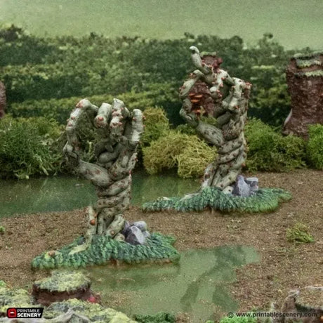 Tabletop Terrain Terrain Swampy Scatter - The Gloaming Swamp