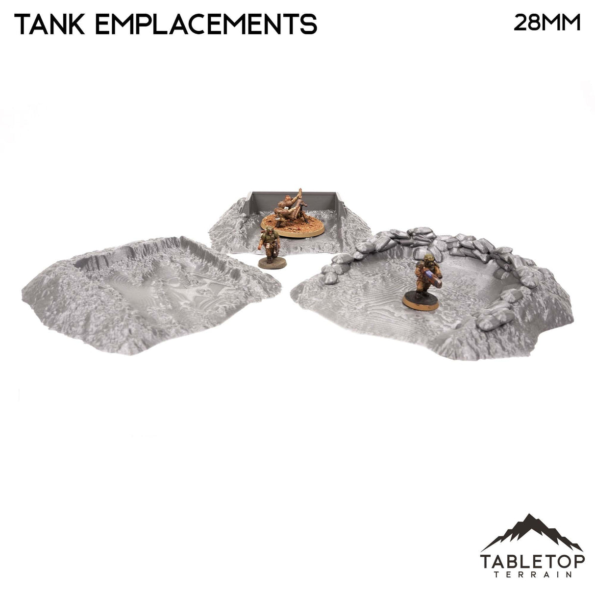 Tabletop Terrain Terrain Tank Emplacements