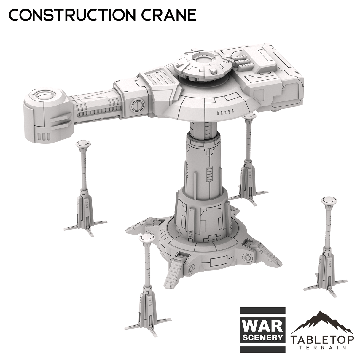 Tabletop Terrain Terrain Taui Construction Crane