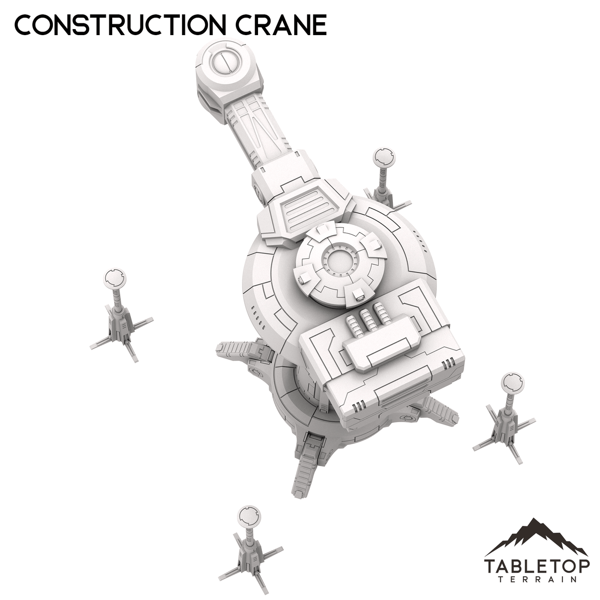 Tabletop Terrain Terrain Taui Construction Crane