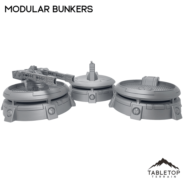 Tabletop Terrain Terrain Taui Modular Bunkers - Voroni Collective