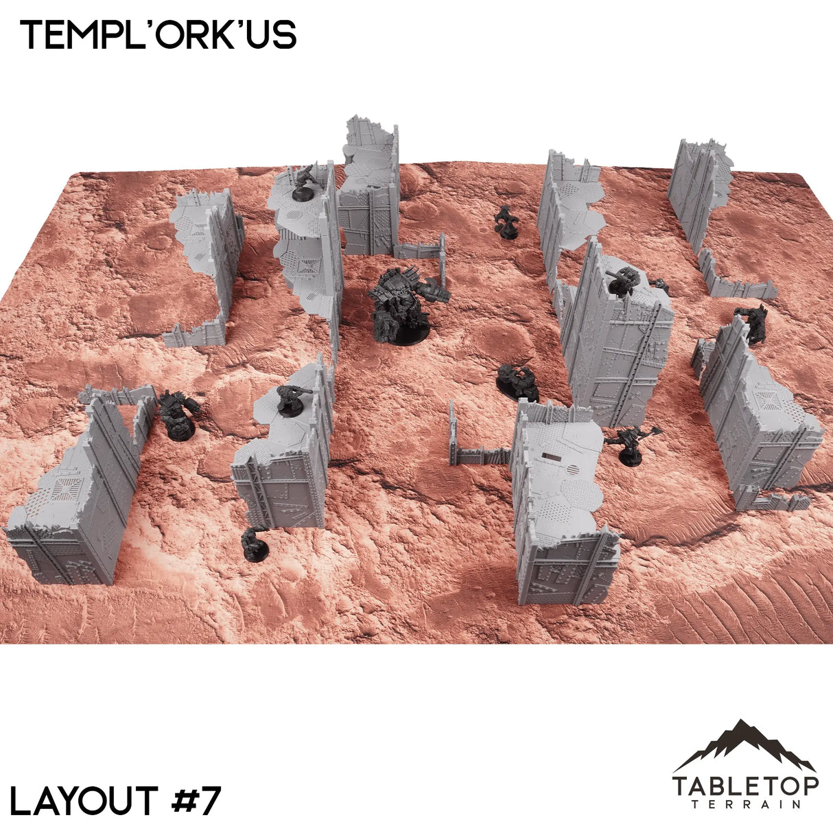 Tabletop Terrain Terrain Templ'Ork'us Competitive Tournament Pack - Chapter Approved/Pariah Nexus Compatible