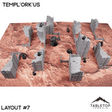 Tabletop Terrain Terrain Templ'Ork'us Competitive Tournament Pack - Chapter Approved/Pariah Nexus Compatible