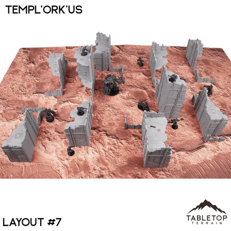 Tabletop Terrain Terrain Templ'Ork'us Competitive Tournament Pack - Chapter Approved/Pariah Nexus Compatible
