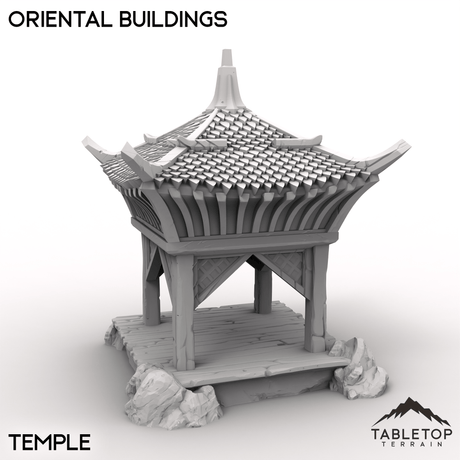 Tabletop Terrain Terrain Temple / 32mm Oriental Buildings