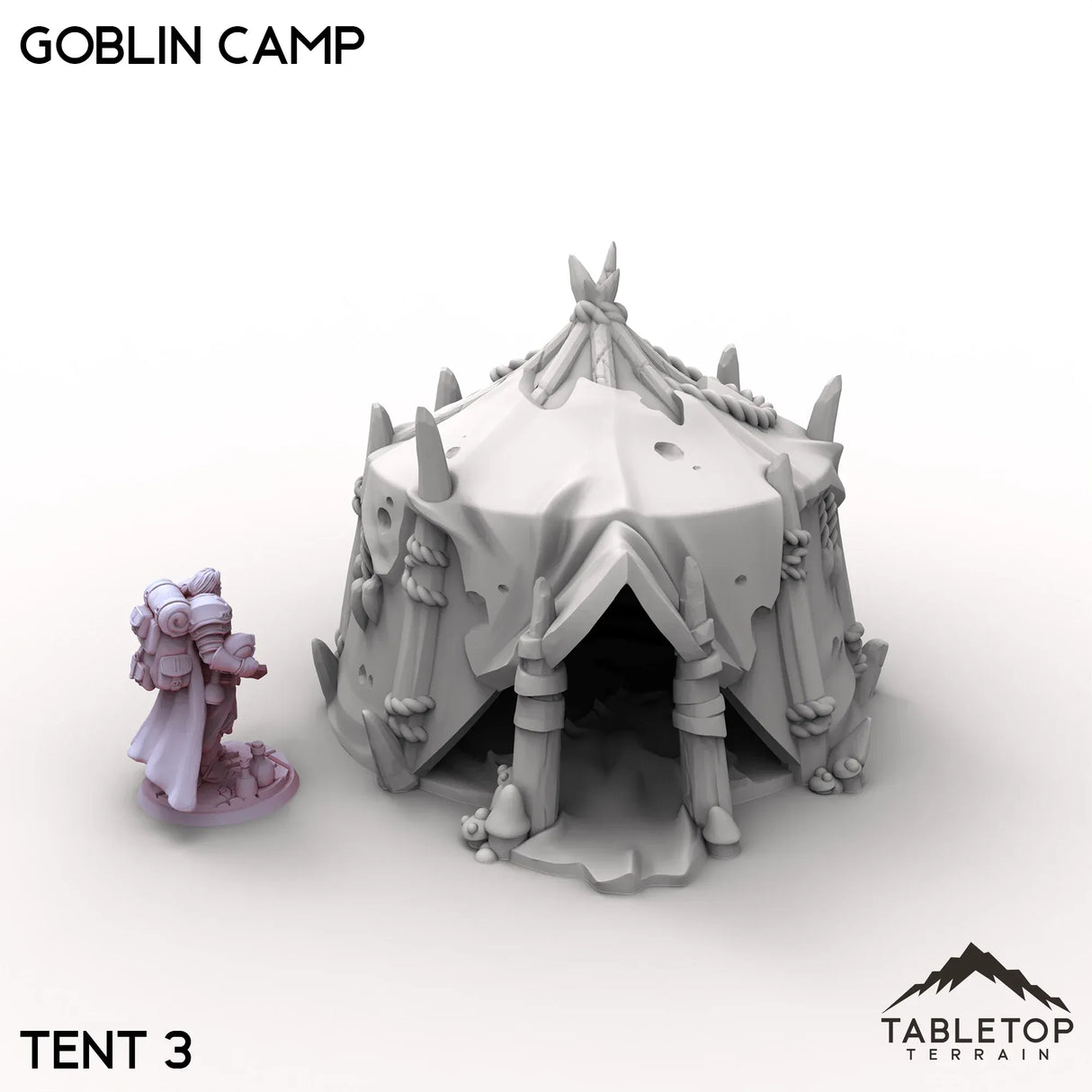 Tabletop Terrain Terrain Tent 3 / 32mm Goblin Camp