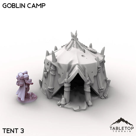 Tabletop Terrain Terrain Tent 3 / 32mm Goblin Camp