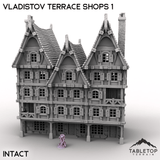 Tabletop Terrain Terrain Terrace Shops 1 / 32mm Vladistov Terrace Shops 1