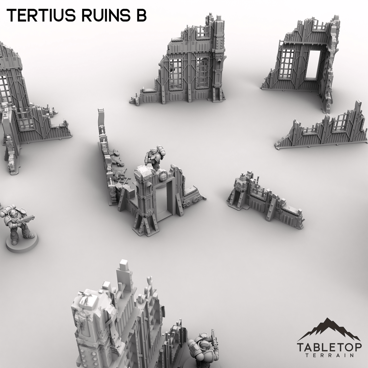 Tabletop Terrain Terrain Tertius Ruins B