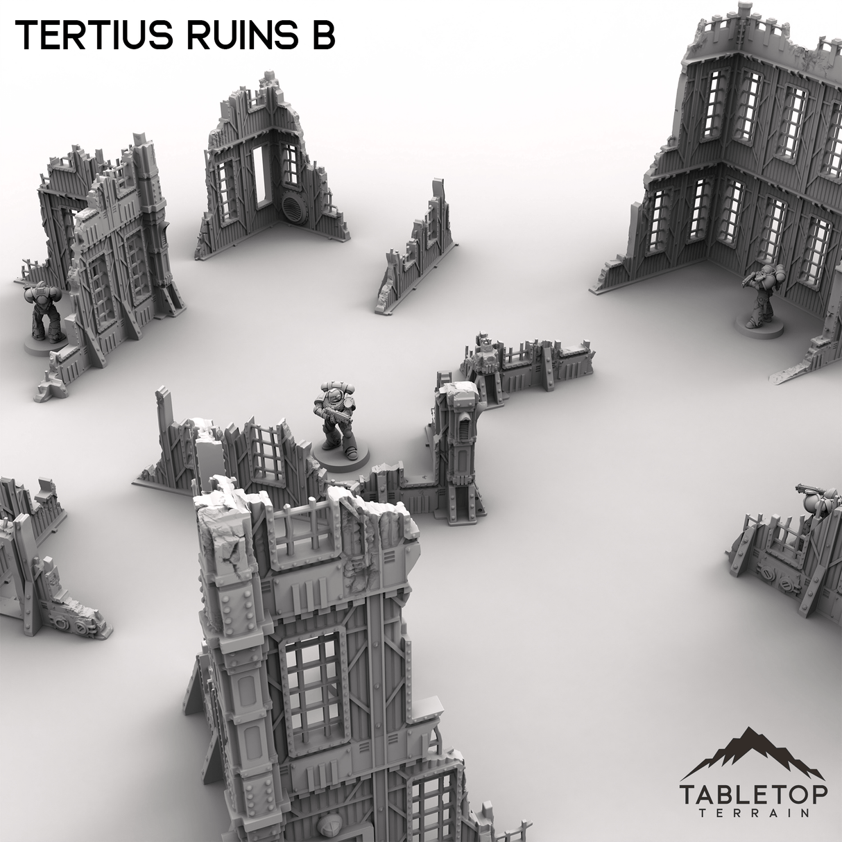 Tabletop Terrain Terrain Tertius Ruins B