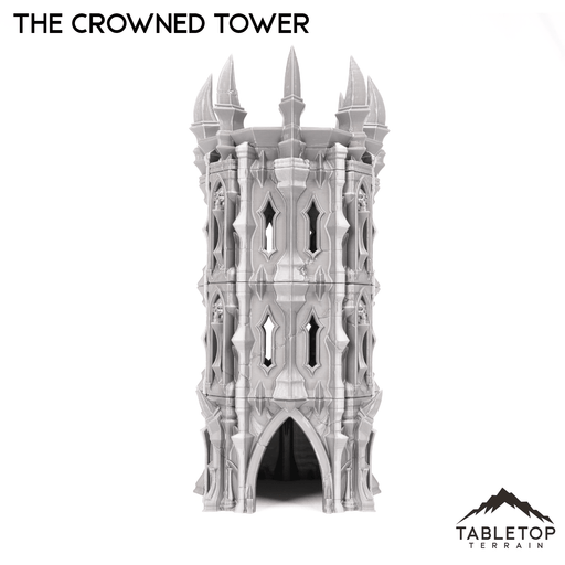 Tabletop Terrain Terrain The Crowned Tower - Resistance of Darkness