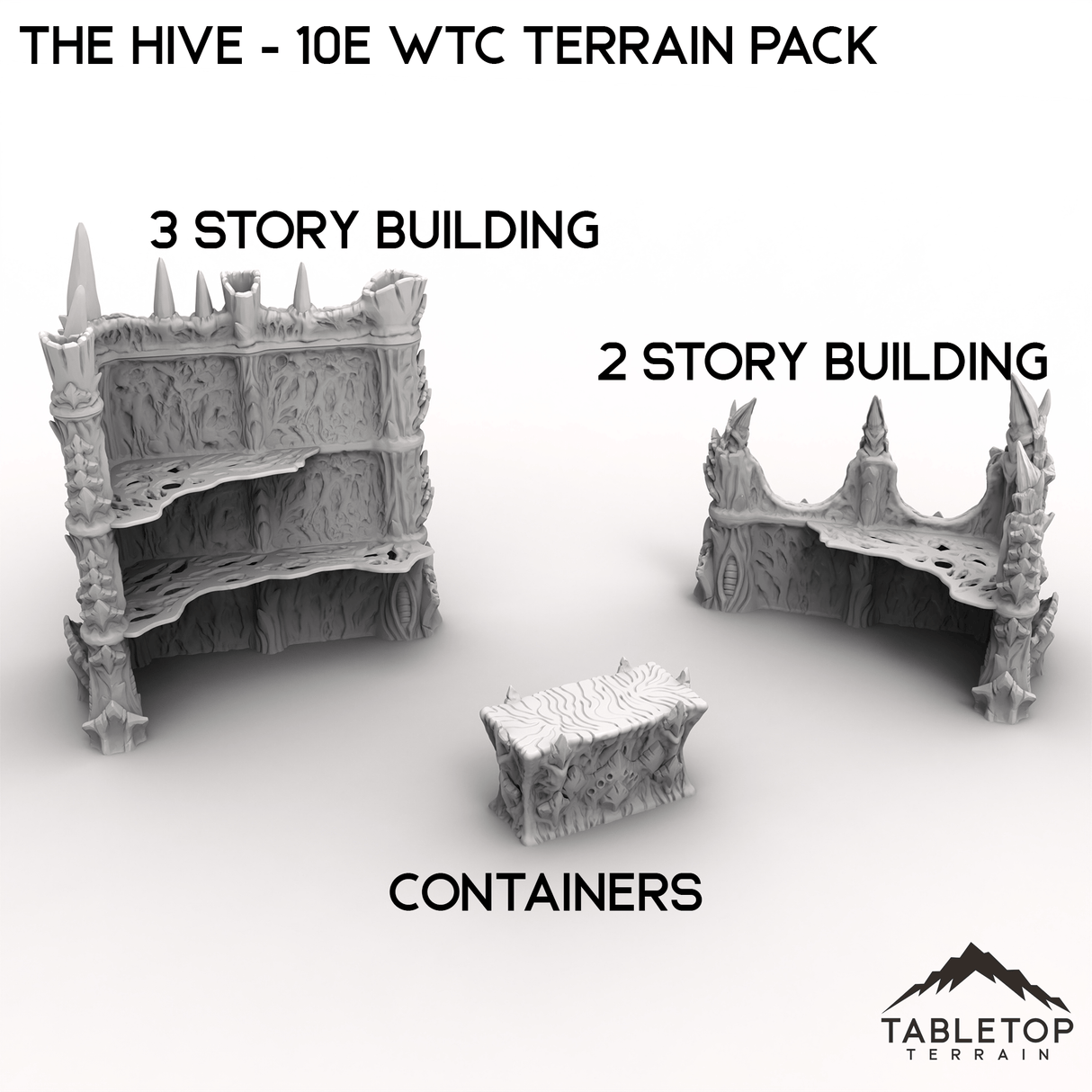 Tabletop Terrain Terrain The Hive - WTC compatible Terrain Pack