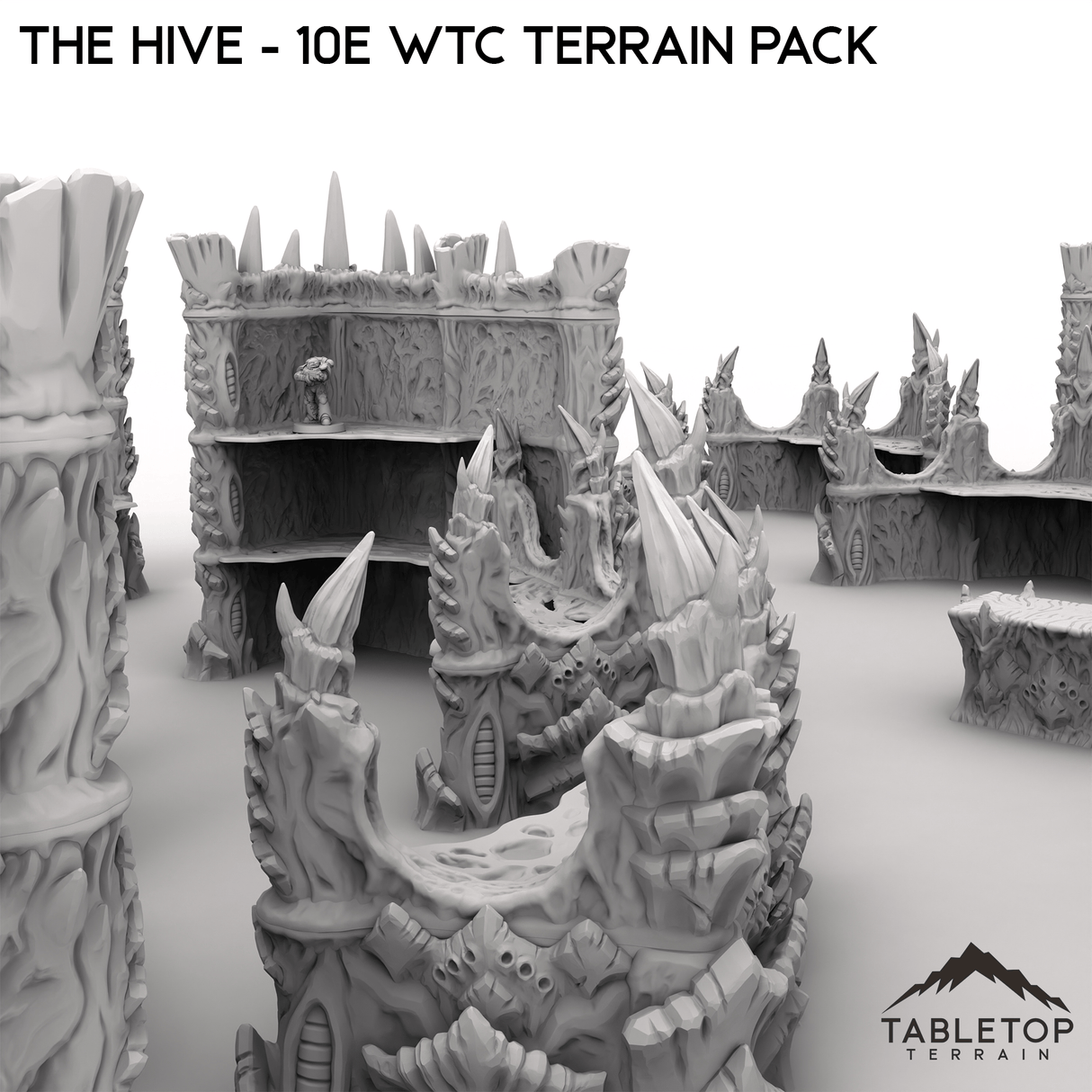 Tabletop Terrain Terrain The Hive - WTC compatible Terrain Pack