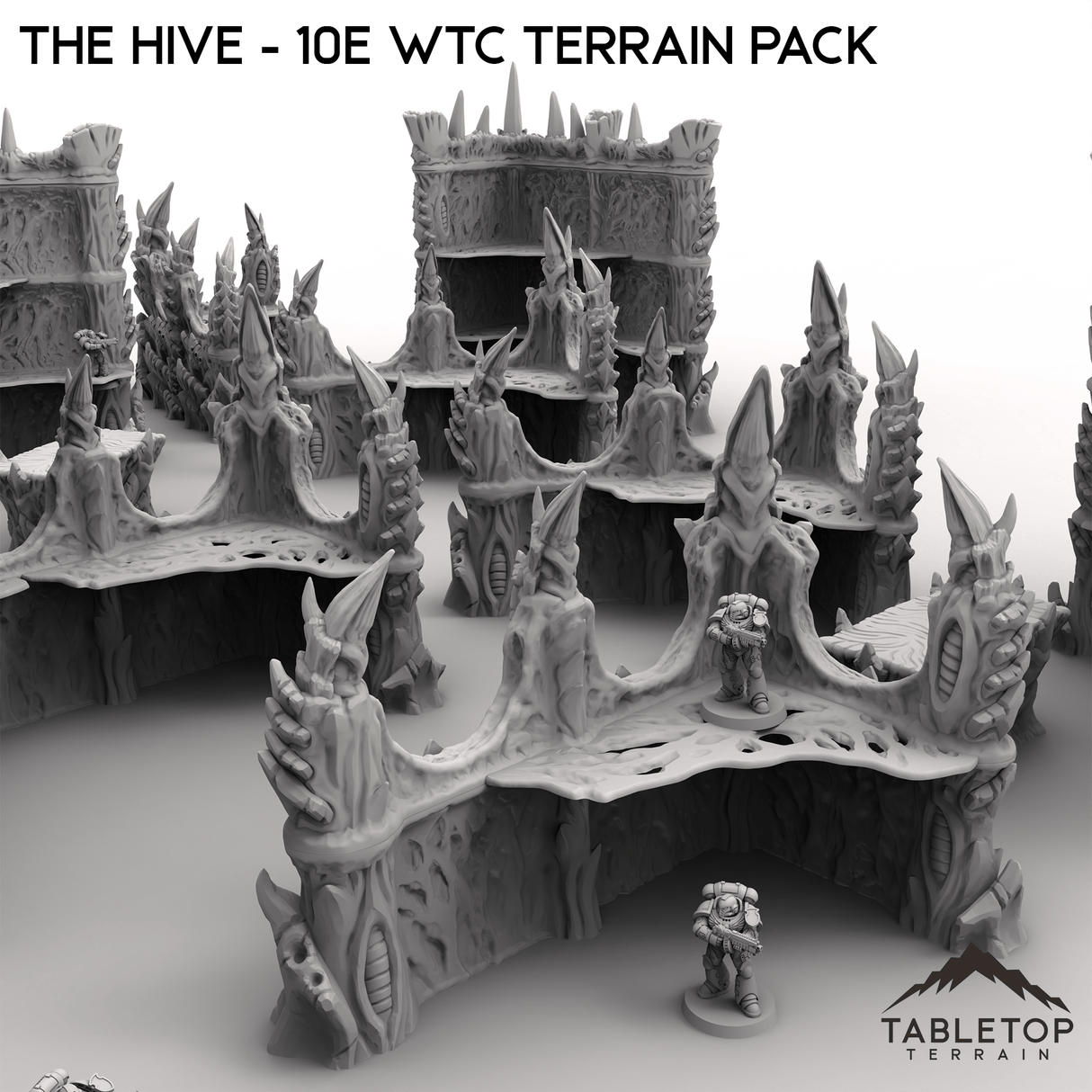 Tabletop Terrain Terrain The Hive - WTC compatible Terrain Pack