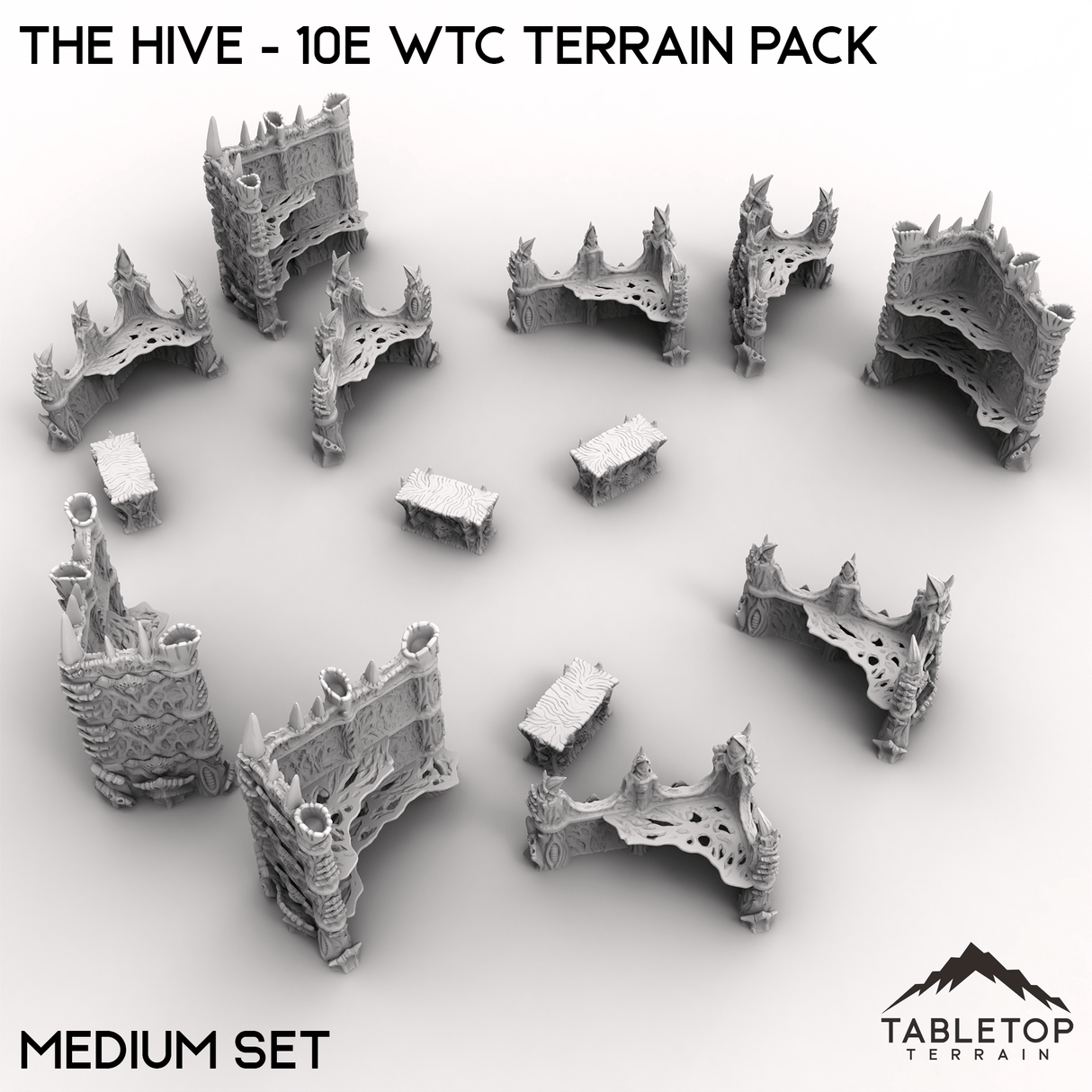 Tabletop Terrain Terrain The Hive - WTC compatible Terrain Pack