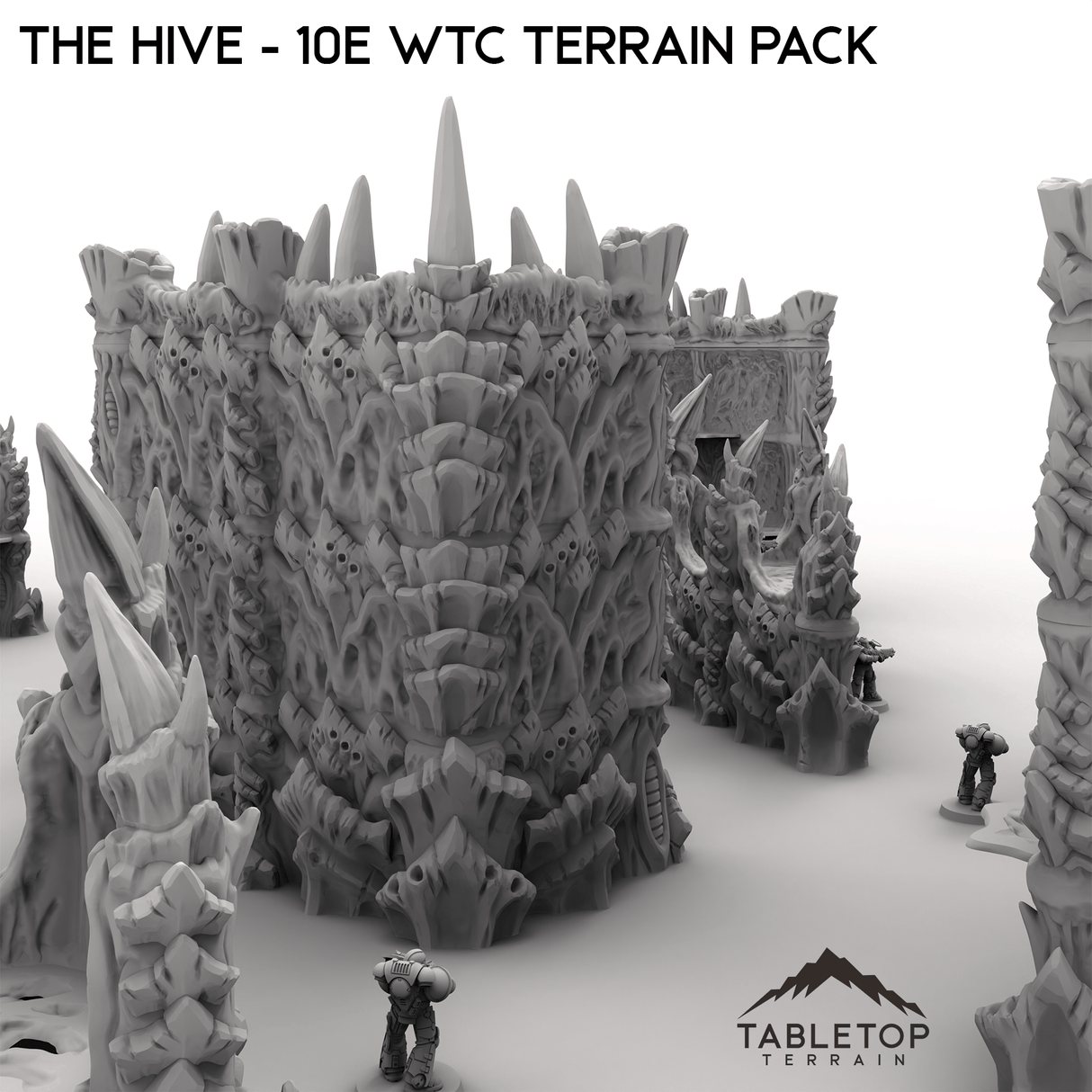 Tabletop Terrain Terrain The Hive - WTC compatible Terrain Pack