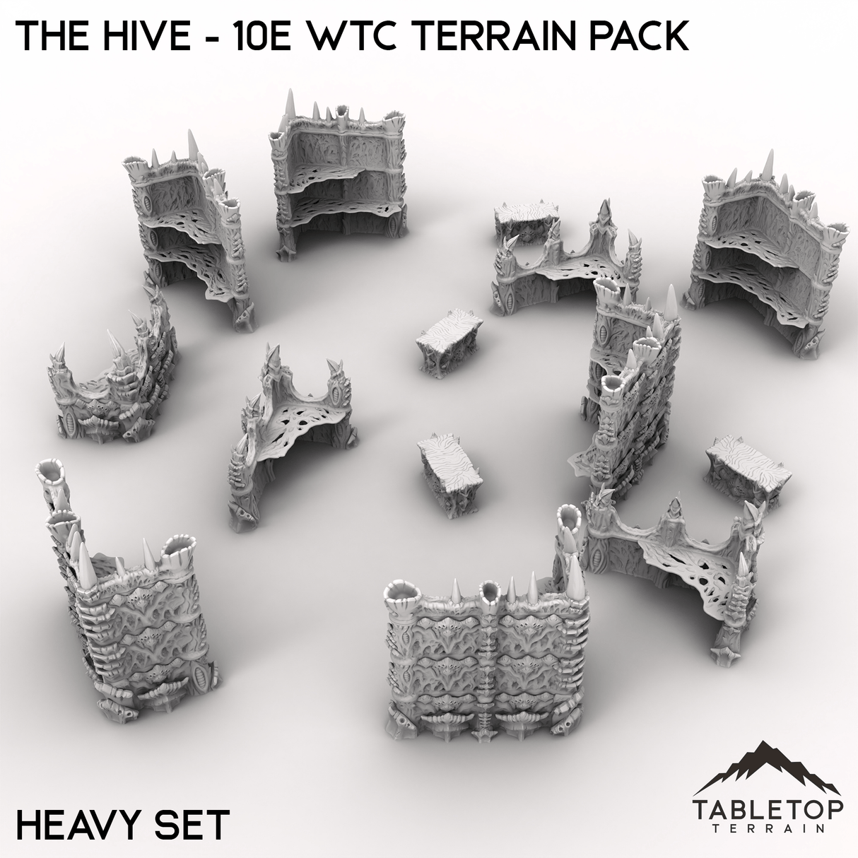 Tabletop Terrain Terrain The Hive - WTC compatible Terrain Pack